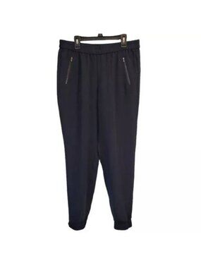 J. Crew Turner High Rise Elastic Waist Jogger Dressed up Pant Navy
